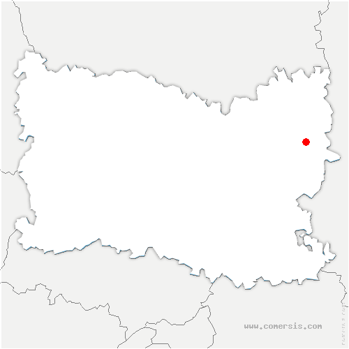 carte de localisation de Fosses