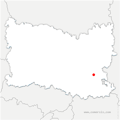 carte de localisation de Glaignes