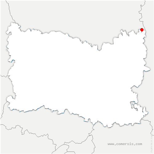 carte de localisation de Golancourt