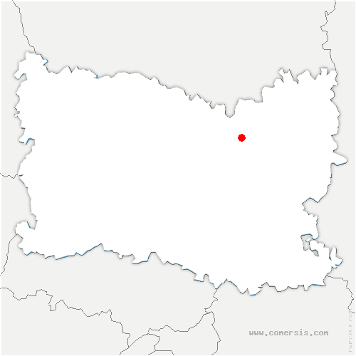 carte de localisation de Gournay-sur-Aronde