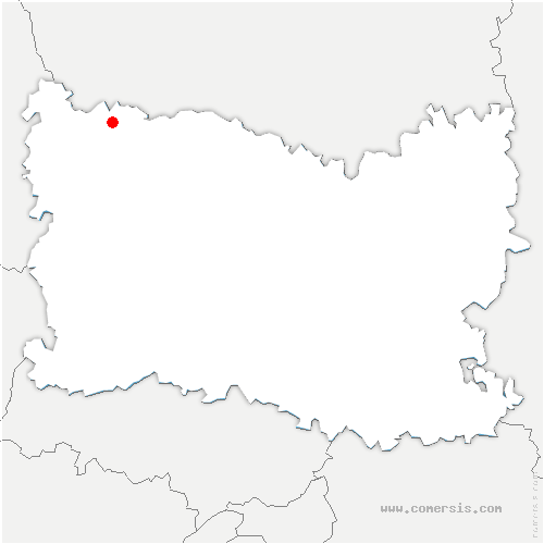 carte de localisation de Grandvilliers