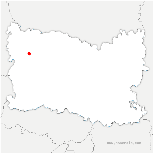 carte de localisation de Grémévillers