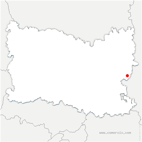 carte de localisation de Hautefontaine