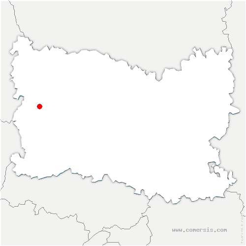 carte de localisation de Hodenc-en-Bray