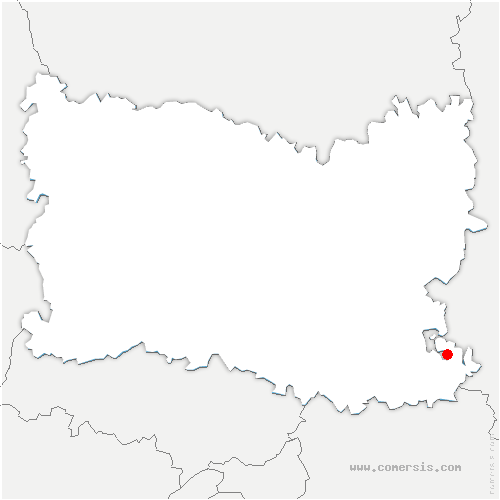 carte de localisation de Ivors