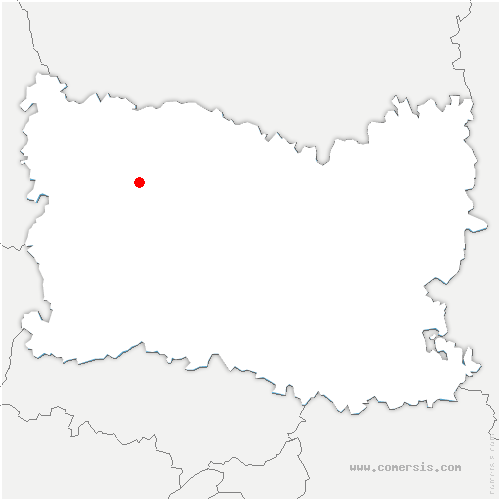carte de localisation de Juvignies