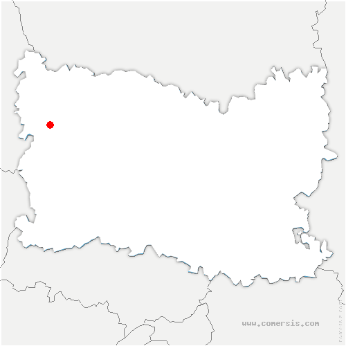 carte de localisation de Lachapelle-sous-Gerberoy