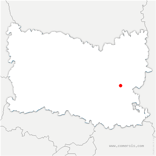 carte de localisation de Lacroix-Saint-Ouen