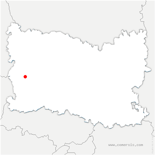 carte de localisation de Lalandelle