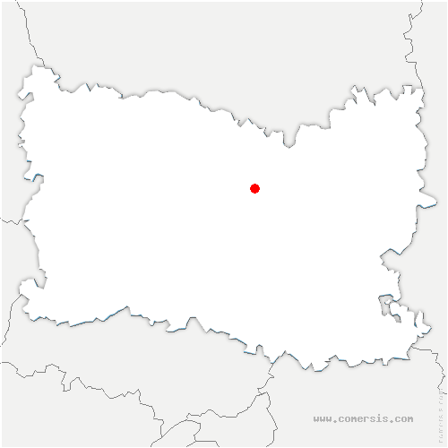 carte de localisation de Lieuvillers
