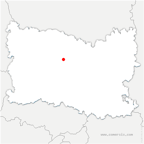 carte de localisation du Mesnil-sur-Bulles