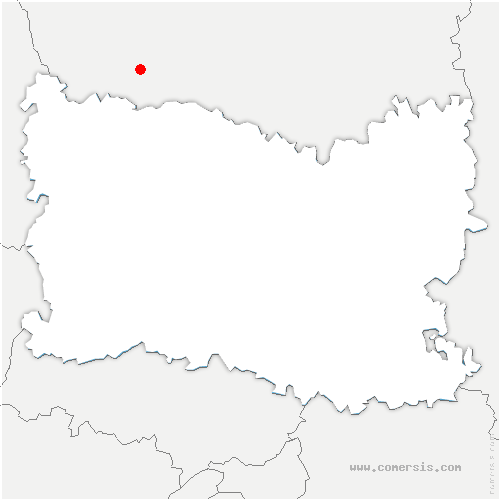 carte de localisation de Mitry-Mory