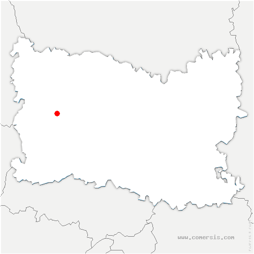 carte de localisation de Mont-Saint-Adrien