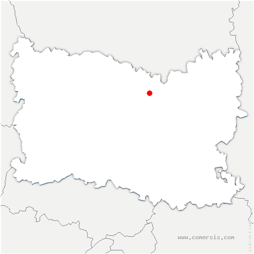 carte de localisation de Montgérain