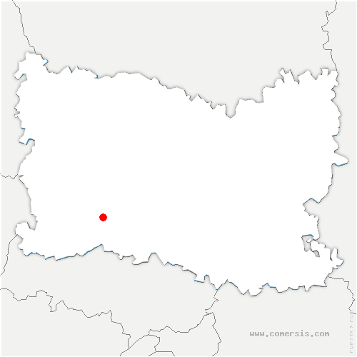 carte de localisation de Montgobert