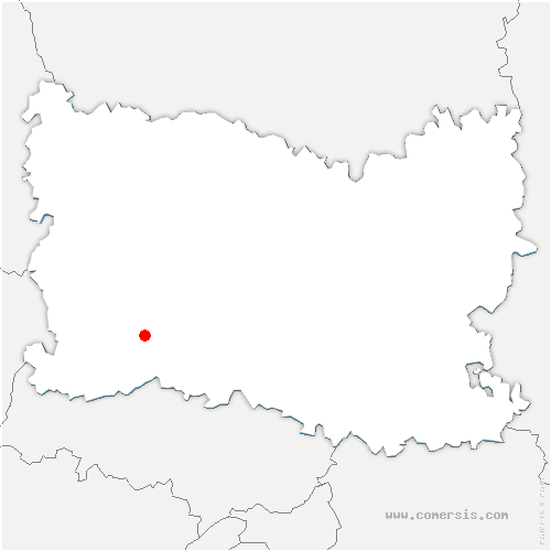 carte de localisation de Montherlant