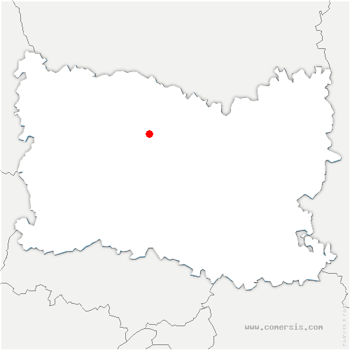 carte de localisation de Montreuil-sur-Brêche