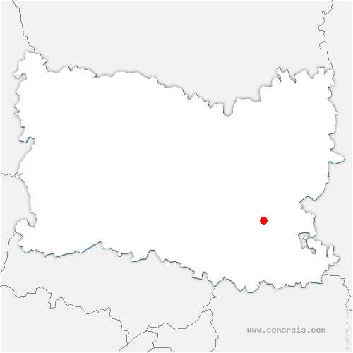 carte de localisation de Néry