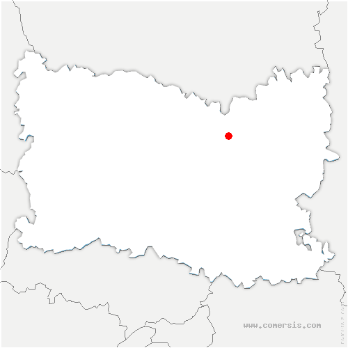 carte de localisation de Neufvy-sur-Aronde