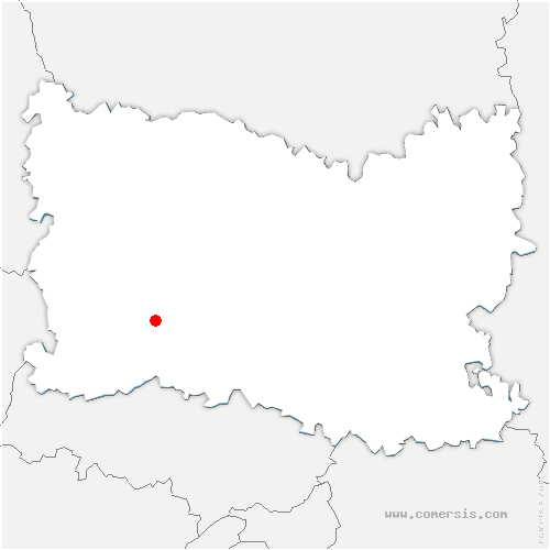 carte de localisation de Neuville-d'Aumont