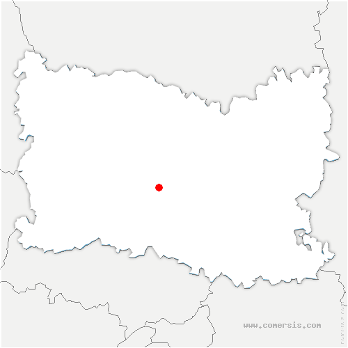 carte de localisation de Neuville-en-Hez