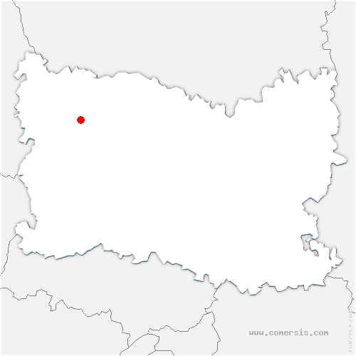 carte de localisation de la Neuville-sur-Oudeuil