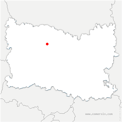 carte de localisation de Noirémont
