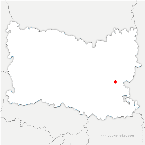 carte de localisation d'Orrouy