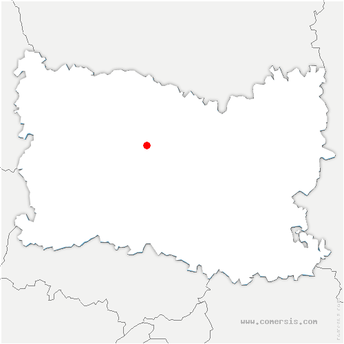 carte de localisation du Plessier-sur-Bulles