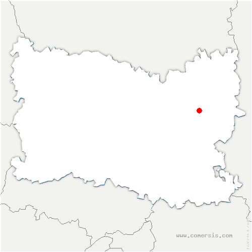 carte de localisation du Plessis-Brion