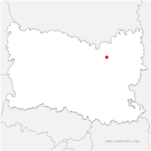 carte de localisation de Ressons-sur-Matz
