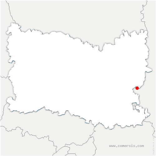 carte de localisation de Roissy-en-France