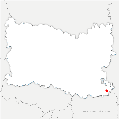 carte de localisation de Rouvres-en-Multien