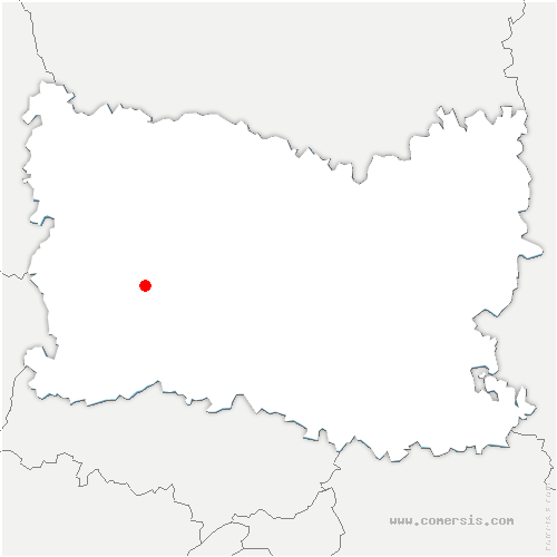 carte de localisation de Saint-Christophe-à-Berry