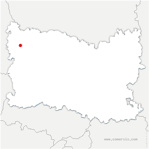 carte de localisation de Saint-Deniscourt