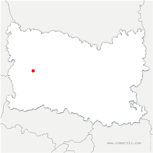carte de localisation de Saint-Germain-la-Poterie
