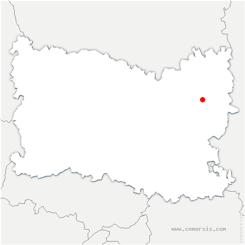 carte de localisation de Saint-Léger-aux-Bois