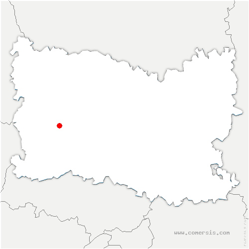 carte de localisation de Saint-Léger-en-Bray