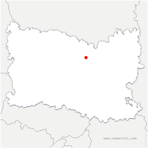 carte de localisation de Saint-Martin-aux-Bois