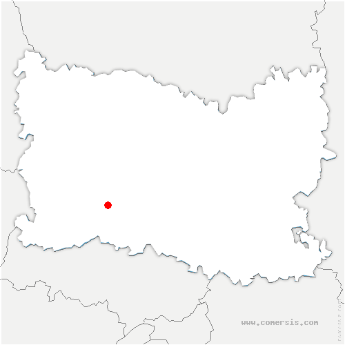 carte de localisation de Saint-Pierre-Aigle