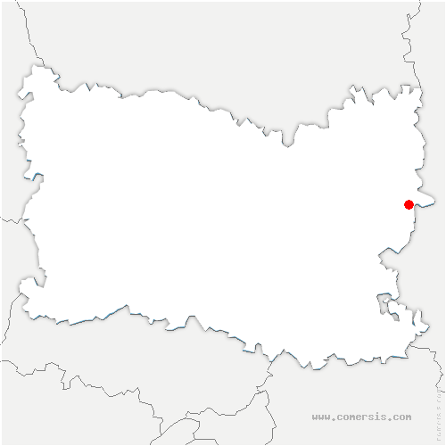 carte de localisation de Saint-Pierre-lès-Bitry