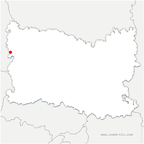 carte de localisation de Saint-Quentin-des-Prés