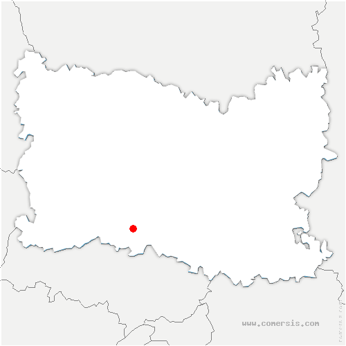 carte de localisation de Saint-Rémy-Blanzy