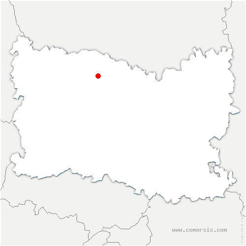 carte de localisation de Sainte-Eusoye