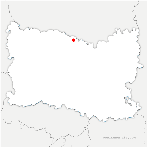 carte de localisation de Sérévillers