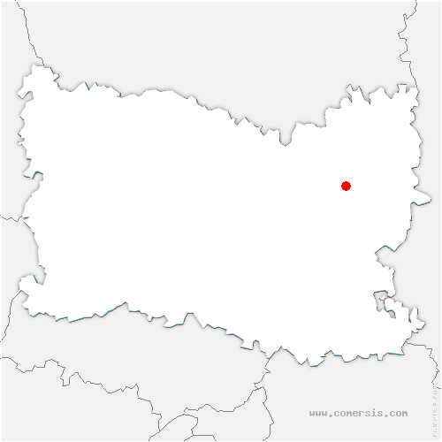 carte de localisation de Thourotte