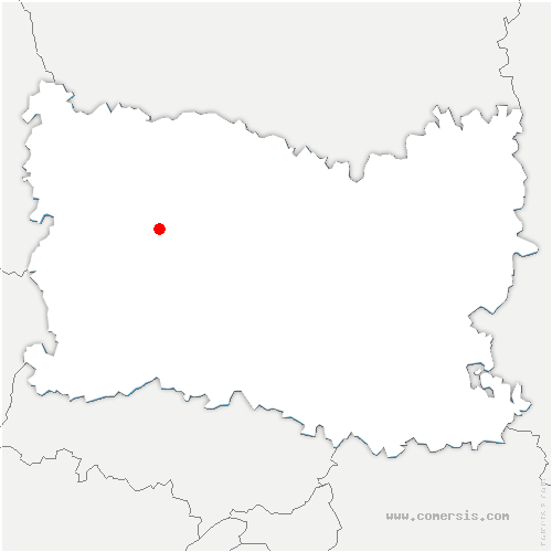 carte de localisation de Troissereux