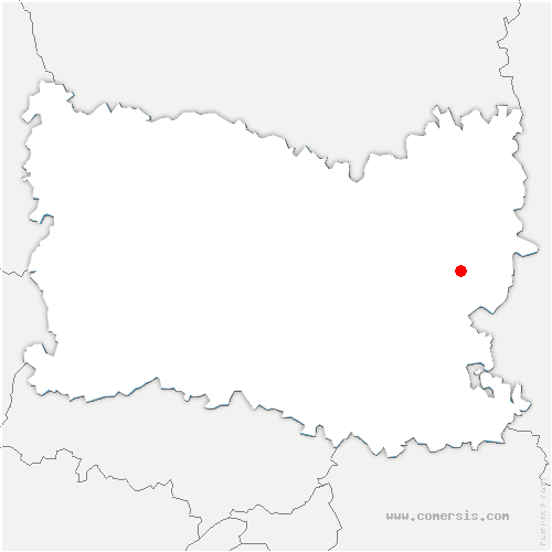 carte de localisation de Trosly-Breuil