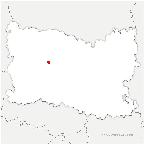 carte de localisation de Trosly-Loire