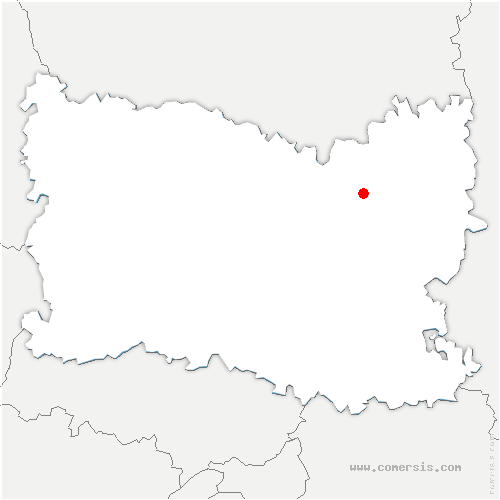 carte de localisation de Vandélicourt